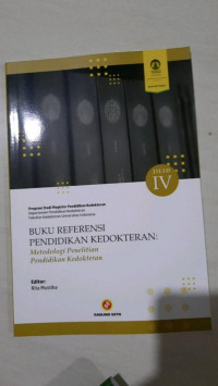 Buku Referensi Pendidikan Kedokteran Jilid IV