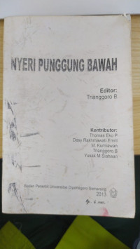 nyeri punggung bawah